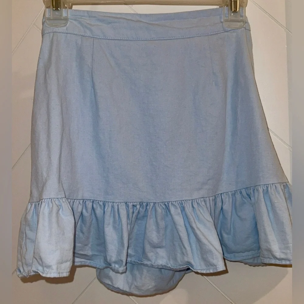 Excellent condition Princess Polly Lillian Mini Ruched Skirt Size:4 - Picture 2 of 7